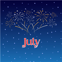 July Fireworks! Badge